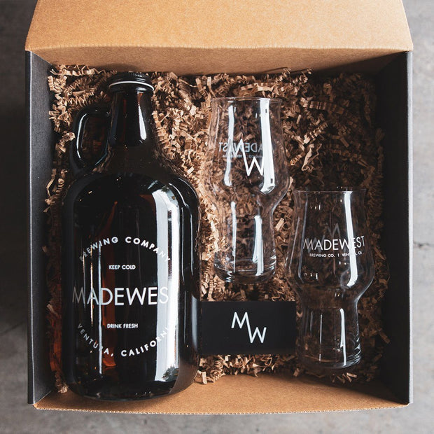 Growler & Craft Glass Set