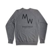 Classic Crew Fleece - Grey - Men's Sweatshirt - MadeWest Brewery
