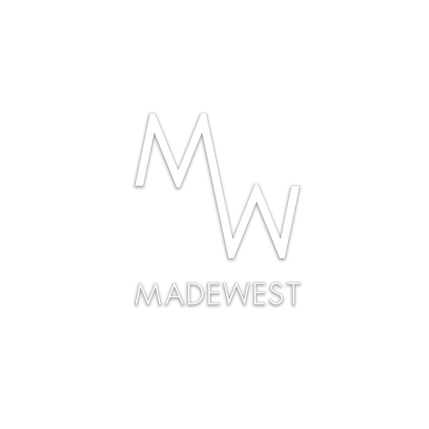MadeWest Die Cut Sticker - White